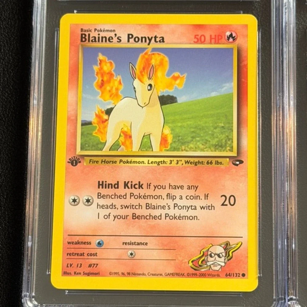 Pokemon english blaine creature
